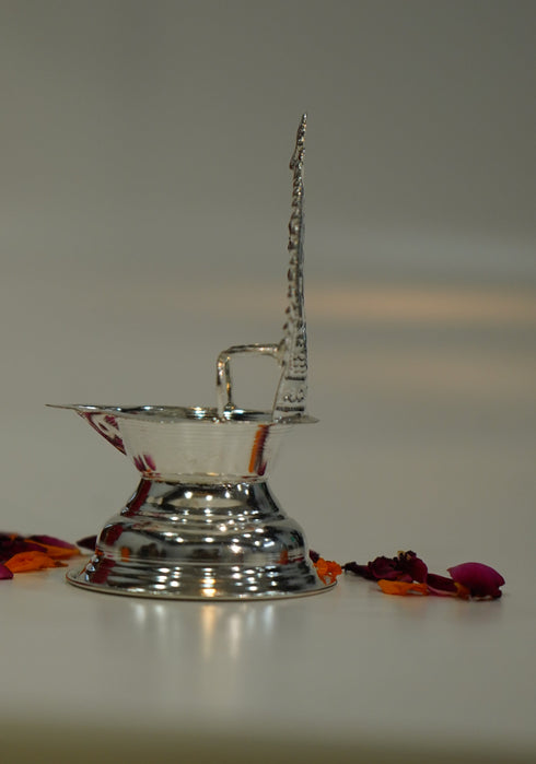 Pure Silver Kamakshi Diya 21g
